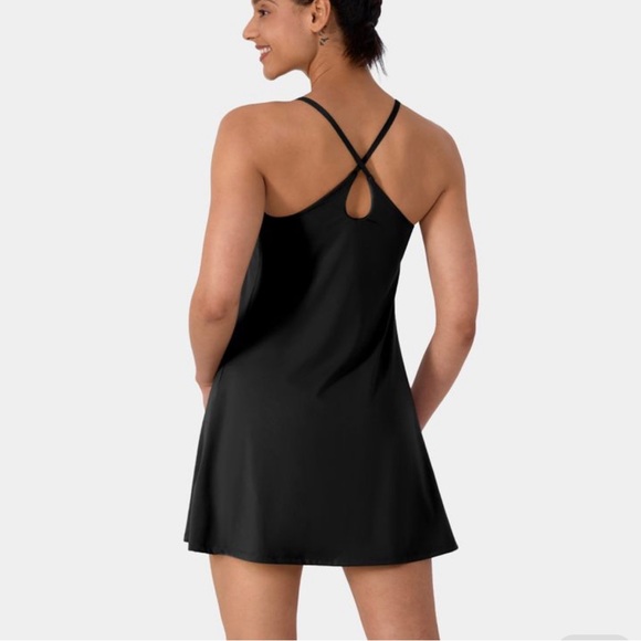 🆕 HALARA Fabric Backless 2-in-1 Flare Workout Dress-Wannabe-Easy Peezy - Picture 2 of 5